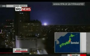 Light Flash Japan Quake