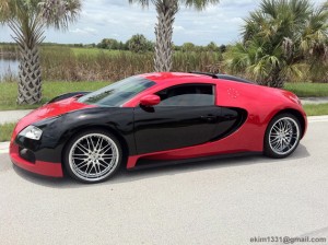 Bugatti Veyron replica by Mike Duff