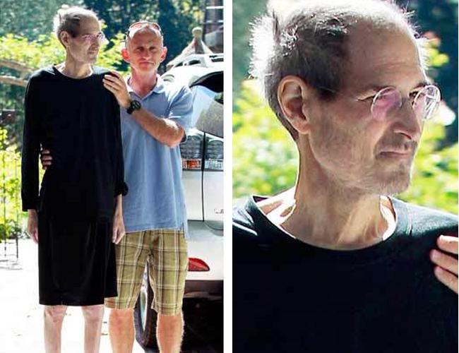 Photo: TMZ. Steve Jobs destroyed by cancer! Pictures reveal an Apple's 