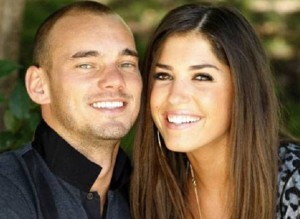 Yolanthe is the wife of Dutch footballer Wesley Sneijder (Photo: GoogleImages)