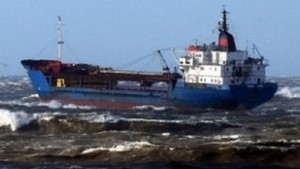 Swanland captured by amateur photographer Richard Burgess  during its last voyage (photo:BBC)