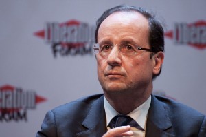 Francois Hollande won french elections as 1st Socialist President since Mitterrand. (Matthieu Riegler, CC-by Wikimedia Commons)