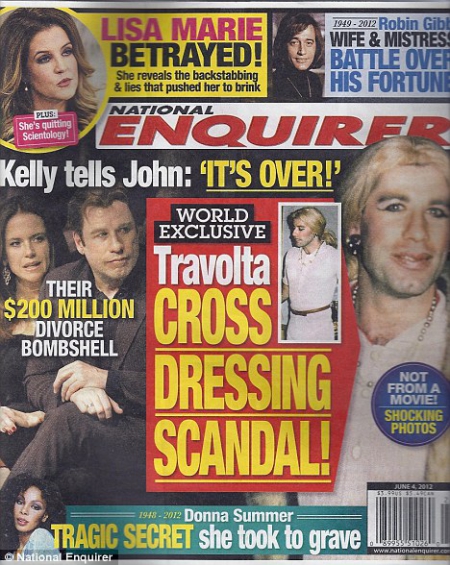 Cross Dressing Scandal John Travolta Reveals Embarrassing