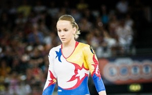 Romanian gymnast Sandra Izbasa takes  women's artistic vault gold in London (By Fotoprili via Wikimedia)