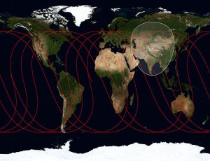 China launched Beidou satellite navigation system over Asia-Pacific on Dec. 27,2012. (By Secretlondon via Wikimedia)