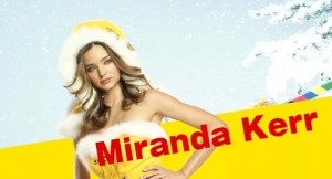 Miranda Kerr Santa Claus