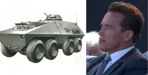 Arnold Schwarzenegger tank
