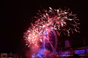 250000 people gathered in London to celebrate the New Year (pic: Clarence Ji via Wikimedia)