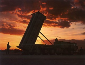 THAAD missile launcher