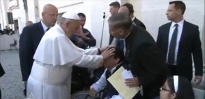 Prayer or exorcism? Pope Francis allegedly performing first exorcism at Vatican (Youtube)