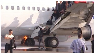 UTair plane fire