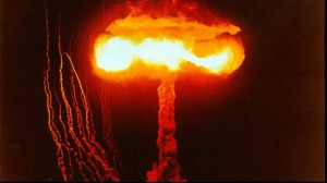 Nuclear bomb mushroom