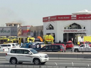 doha explosion landmark mall