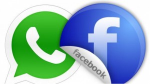 facebook whatsapp logos