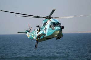 Iranian navy fleet helicopter