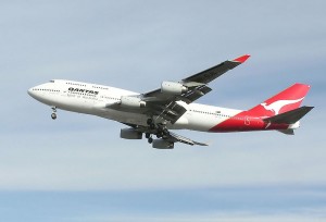 Qantas Boeing 747-400 Plane
