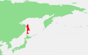 Sakhalin Island Russia Map