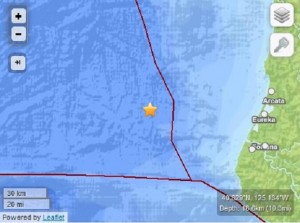 eureka quake map
