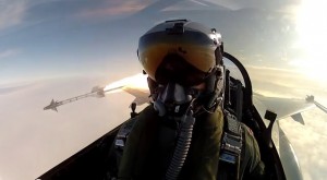 F16 Falcon missile firing