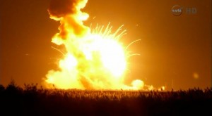 Antares rocket explosion NASA