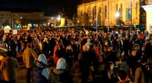 protest cluj napoca romania