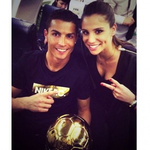 Cristiano Ronaldo and Lucia Villalon