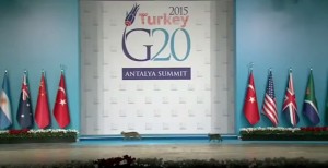 Cats on podium at G20 summit 2015