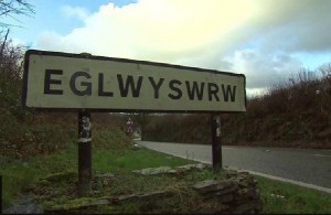 Eglwyswrw has endured 82 days of unstoppable rain (pic: BBC)