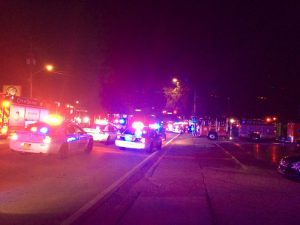 Overwhelming police forces rushed to shooting scene (Twitter@OrlandoPolice)