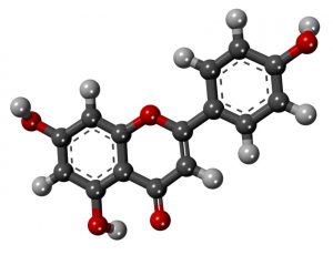 Apigenin molecule (pic: wikimedia commons)