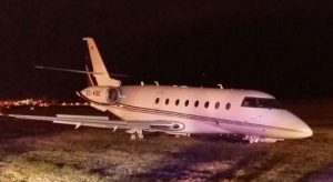 CR7's jet overshot runway at Barcelon airport