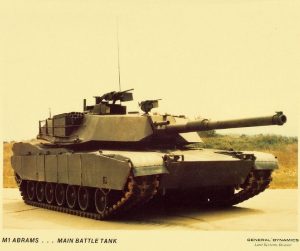 M1 Abrams main battle tank