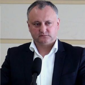 Moldovan President Igor Dodon