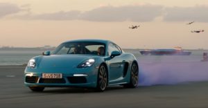 porsche 718 cayman drones