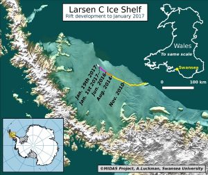 larsen c rift