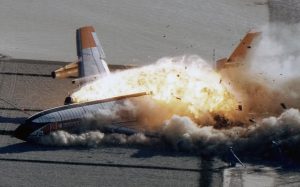 nasa controlled crash