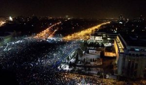 protest romania 2017