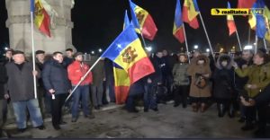 protest chisinau moldova