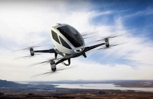 Uber flying taxi Ehang 184 drone