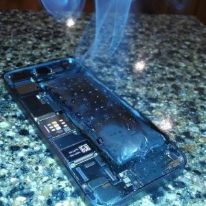 overheated iphone battery